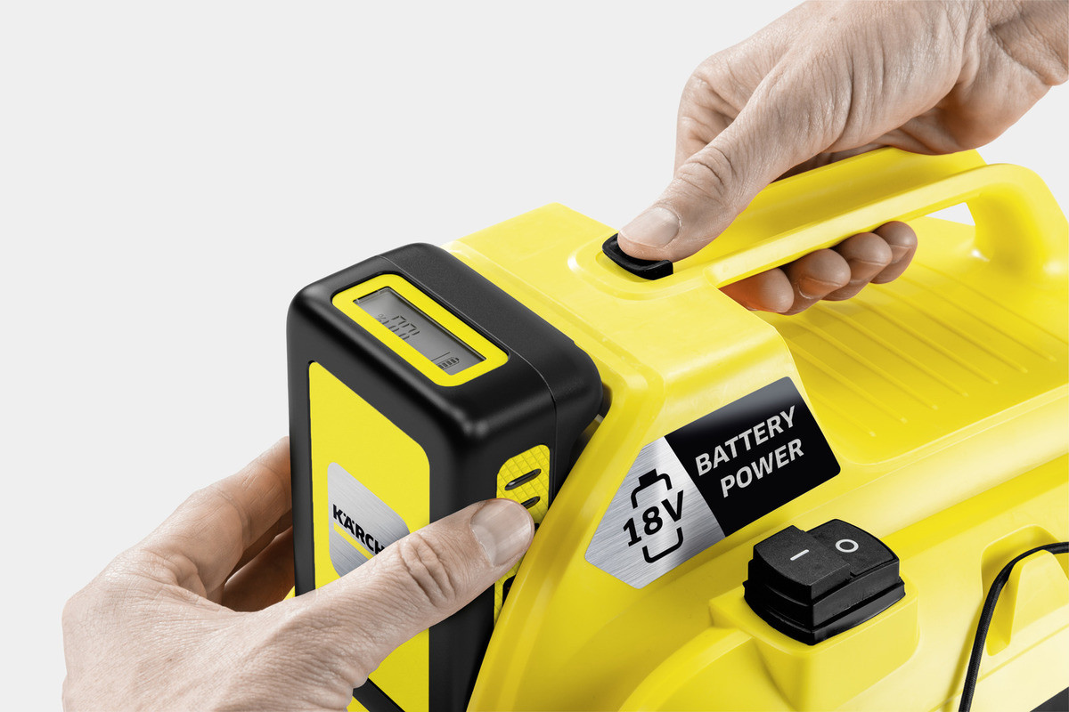 Пылесос Karcher WD 1 Compact Battery *INT (1.198-300.0) - фото 3 - id-p170044088