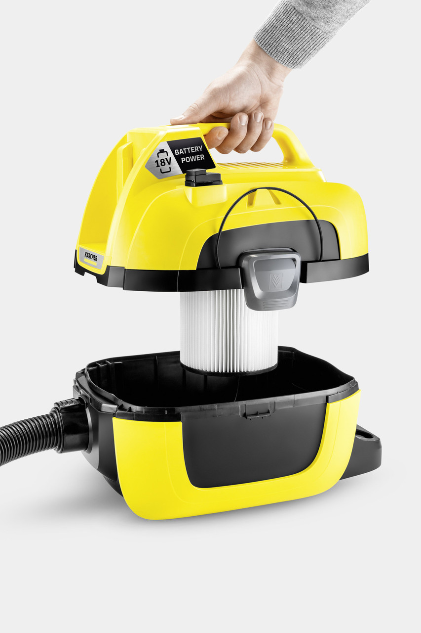 Пылесос Karcher WD 1 Compact Battery *INT (1.198-300.0) - фото 4 - id-p170044088