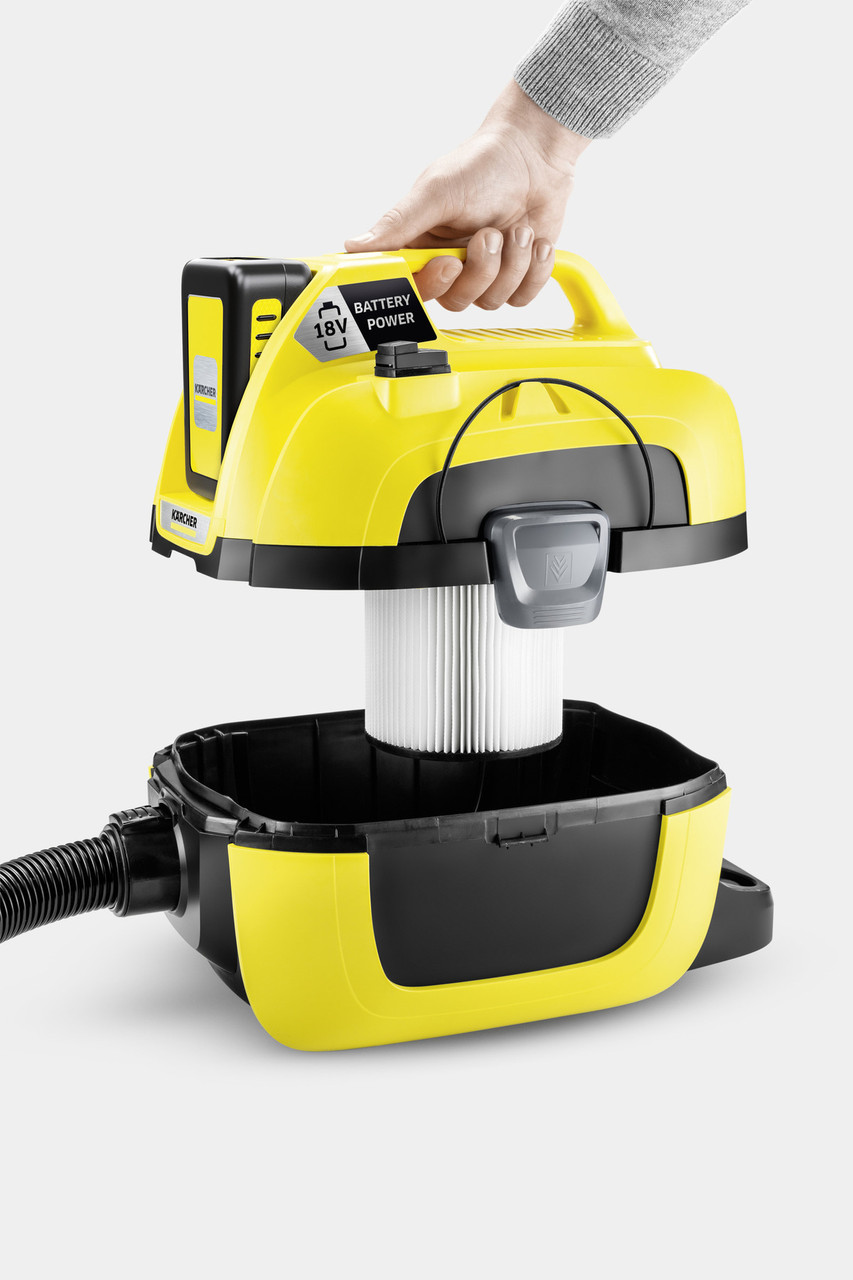 Пылесос Karcher WD 1 Compact Battery 1.198-301.0 - фото 4 - id-p170044089