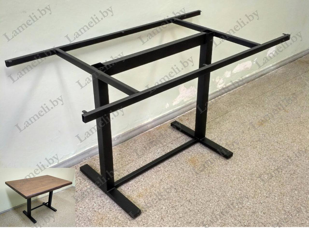 Металлическое подстолье для стола серии "Н" металлик в стиле Лофт. Выбор цвета и размера. Доставка по РБ! - фото 5 - id-p170047036