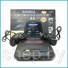 Игровая приставка 16 bit Sega Mega Drive 2 (Сега Мегадрайв) 5 встроенных игр, 2 джойстика.