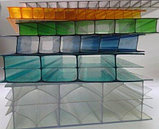 Сотовый поликарбонат 6мм прозрачный «BEROLUX» 1,05кг/м2, лист 2,1*6м, фото 3