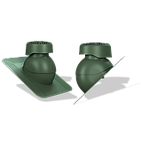 Канализационный вентиляционный выход Wirplast Standard (K82) для битумной кровли (под монтаж), фото 9
