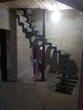 Каркас лестницы на центральном косоуре 1