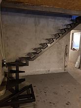 Каркас лестницы на монокосоуре 2
