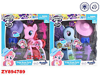 Игровой набор Ausini "My Little Pony ", пони с аксессуарами, свет, звук, арт.88458