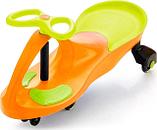 Машинка детская с полиуретановыми колесами салатово-оранжевая «БИБИКАР», фото 4
