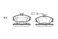 370563 DELTA КОЛОДКИ ДИСКОВЫЕ П. AUDI 80 2.8 92-96/100 2.2/2.3/2.5TD 86-91 276.22