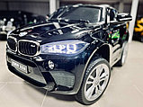 Детский электромобиль RiverToys BMW X6M JJ2199 (черный глянец) лицензия, фото 2