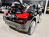 Детский электромобиль RiverToys BMW X6M JJ2199 (черный глянец) лицензия, фото 3