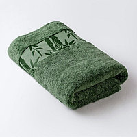 Полотенце «Бамбук», размер 70 × 130 см, махра, цвет зелёный