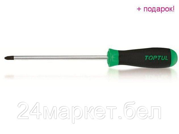 Отвертка "+" №3 150мм TOPTUL (FBAB0315), фото 2