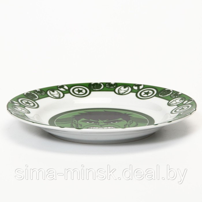 Набор посуды «Марвел», 3 предмета: тарелка Ø 16,5 см, миска Ø 14 см, кружка 200 мл, Мстители - фото 3 - id-p170084666