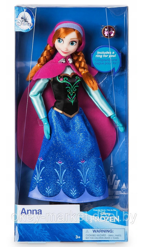 Кукла Анна с кольцом Холодное сердце Disney Store - фото 3 - id-p170105535
