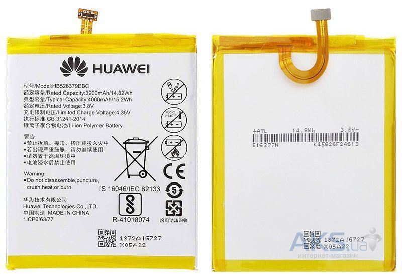 Аккумулятор для Huawei Honor 4C Pro (Enjoy 5, TIT-L01) (HB526379EBC) оригинальный - фото 3 - id-p101002637