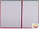 Папка адресная OfficeSpace, (без надписей), А4, бумвинил, бордовая, инд. упаковка, фото 2