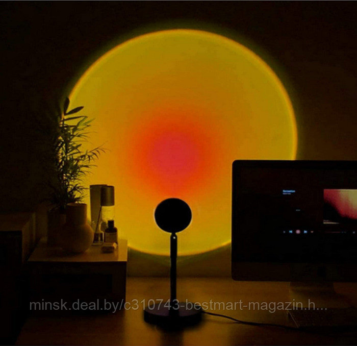 Лампа с проекцией заката | Sunset Lamp - фото 2 - id-p170107103