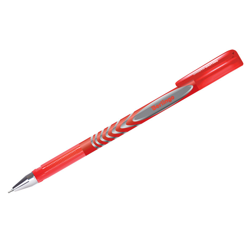 Ручка гелевая Berlingo "G-Line" красная, 0,5мм, игольчатый стержень CGp_50118 - фото 1 - id-p170107054