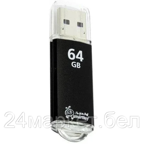 64GB V-Cut Black USB флеш SMARTBUY, фото 2