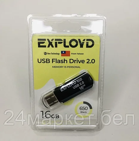 EX-16GB-650-Black USB флэш-накопитель EXPLOYD, фото 2