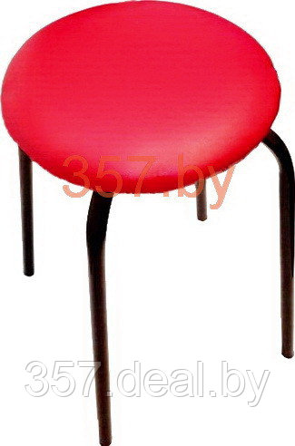 Табурет Фабрика стульев Эконом (красный/черный) - фото 1 - id-p153978956