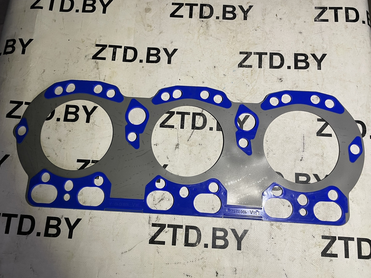 Прокладка ГБЦ общая металл (РТИ син. сил.)  236Д-1003212-А МАЗ