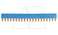 Перемычка гребневая JB20-3blue, 20P, голубой, для цоколя 6W и реле SIR6W