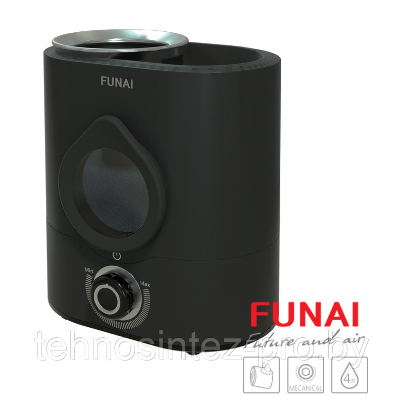 Ультразвуковой увлажнитель воздуха FUNAI BONSAI USH-BM7201B (механическое управление) - фото 1 - id-p170145485