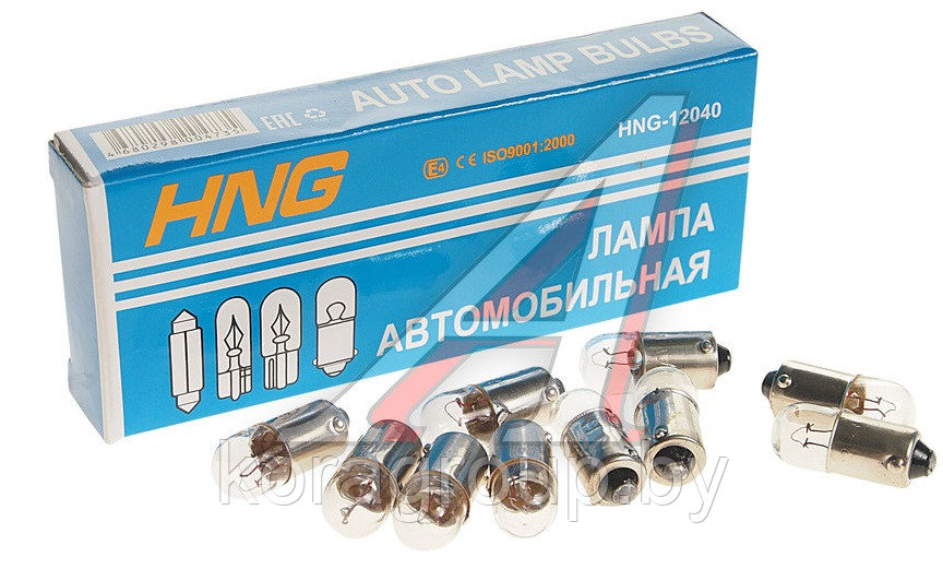 Лампа 12V T4W BA9s