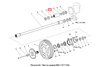 Втулка вальца шлицевая КВС-1-0111644
