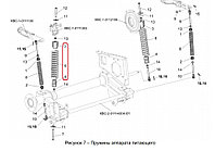 Пружина вальцев в сборе Гомсельмаш КВС-1-0111060_У