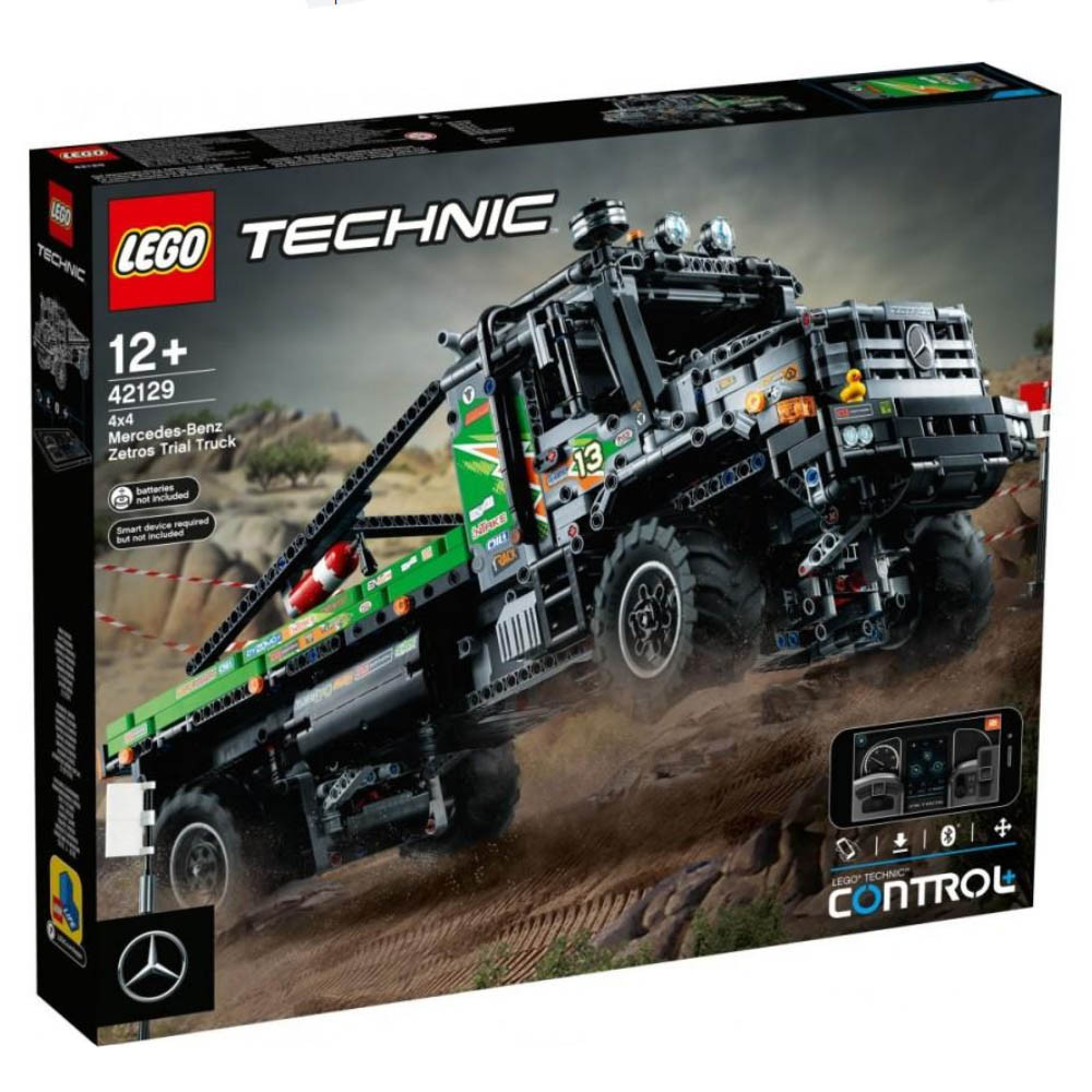 Конструктор Lego Technic 42129 Полноприводный грузовик Mercedes-Benz Zetros - фото 1 - id-p170159246