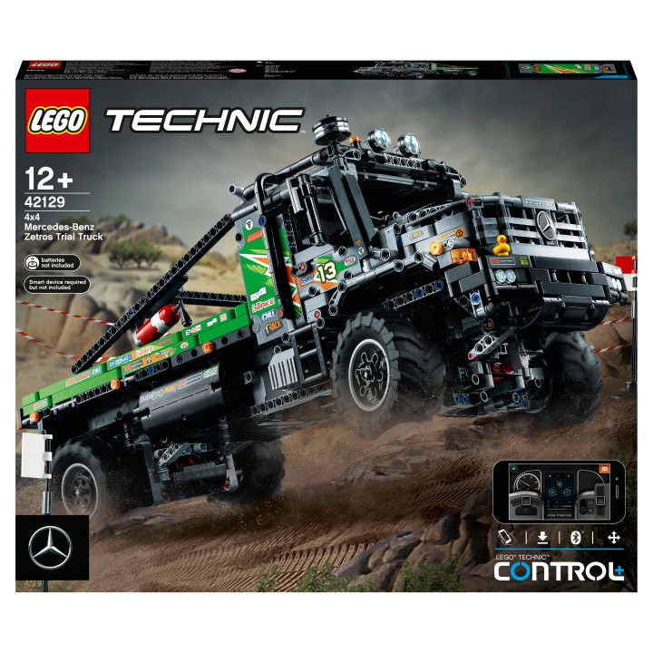 Конструктор Lego Technic 42129 Полноприводный грузовик Mercedes-Benz Zetros - фото 2 - id-p170159246