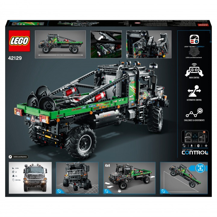 Конструктор Lego Technic 42129 Полноприводный грузовик Mercedes-Benz Zetros - фото 3 - id-p170159246