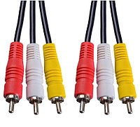 Кабель 3RCA-3RCA (M-M) 2 метра PERFEO (R3101)