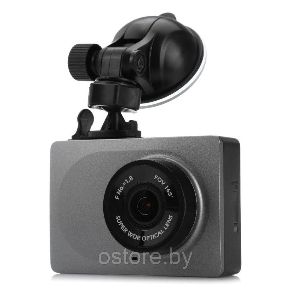 Автомобильный видеорегистратор YI Smart Dash Camera (серый) уценка - фото 1 - id-p170165218