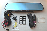 Видеорегистратор vehicle blackbox DVR full HD 1080 MS 430 420. Зеркало 2 камеры, фото 2
