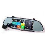 Eplutus D30 3G Видеорегистратор-зеркало гибрид. Сенсорный экран 7" Android GPS Камера, фото 2
