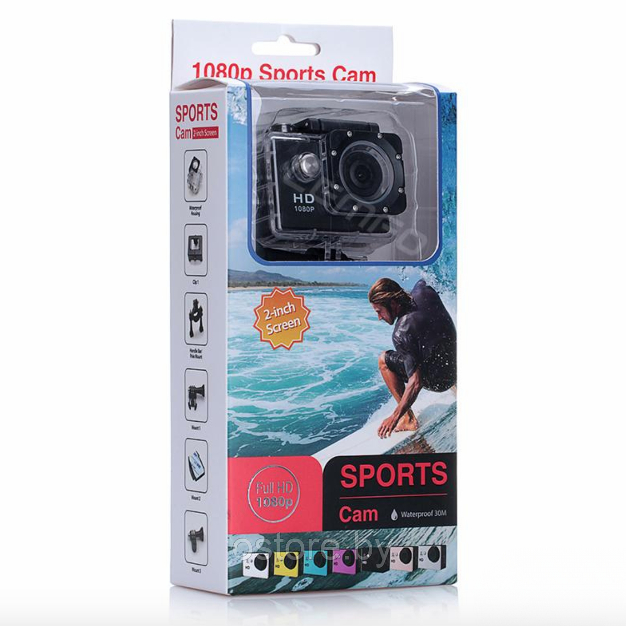 Экшнкамера Sports Cam Full HD 1080 (sjcam4000 копия) - фото 2 - id-p170165371