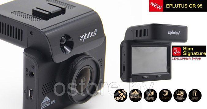 Сенсорный Eplutus GR-95 Signature с радар-детектором и GPS 1296P - фото 2 - id-p170165426