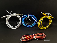 AUX кабель 3.5 на 3.5 (армированный кабель)