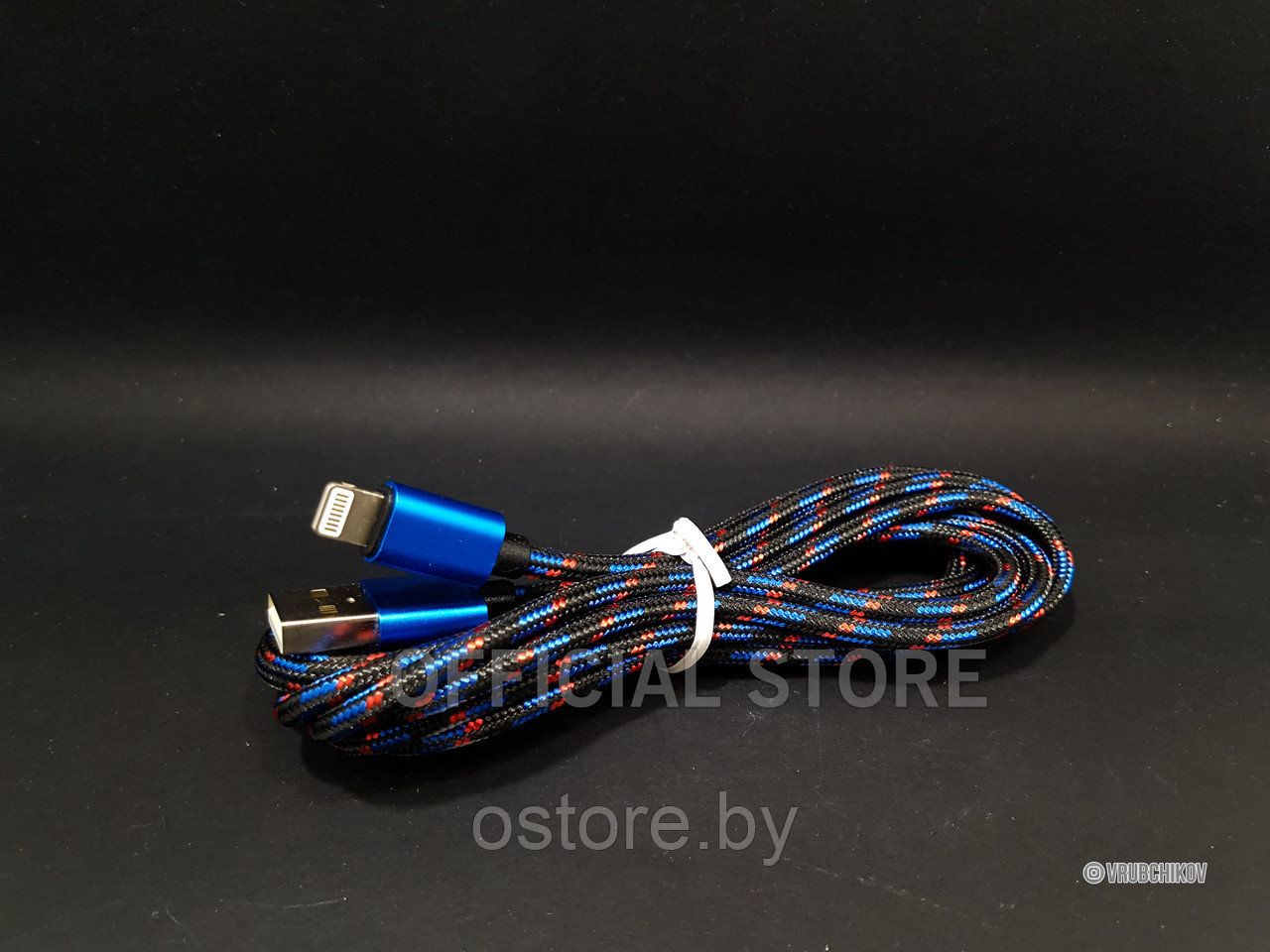 Зарядный дата-кабель Lightning - USB - фото 1 - id-p170165506