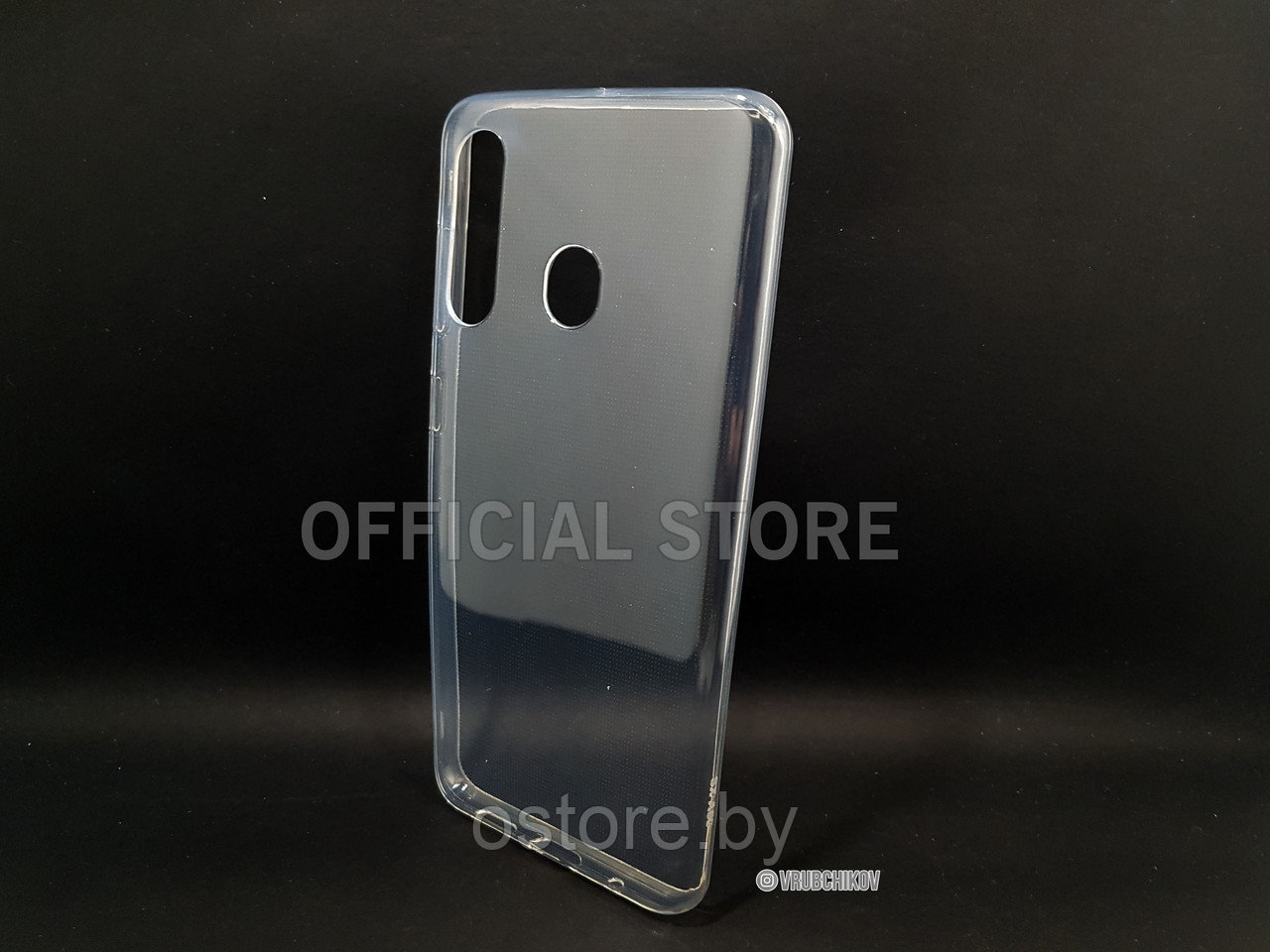 Силиконовый чехол для Samsung Galaxy A60 прозрачный - фото 1 - id-p170165526