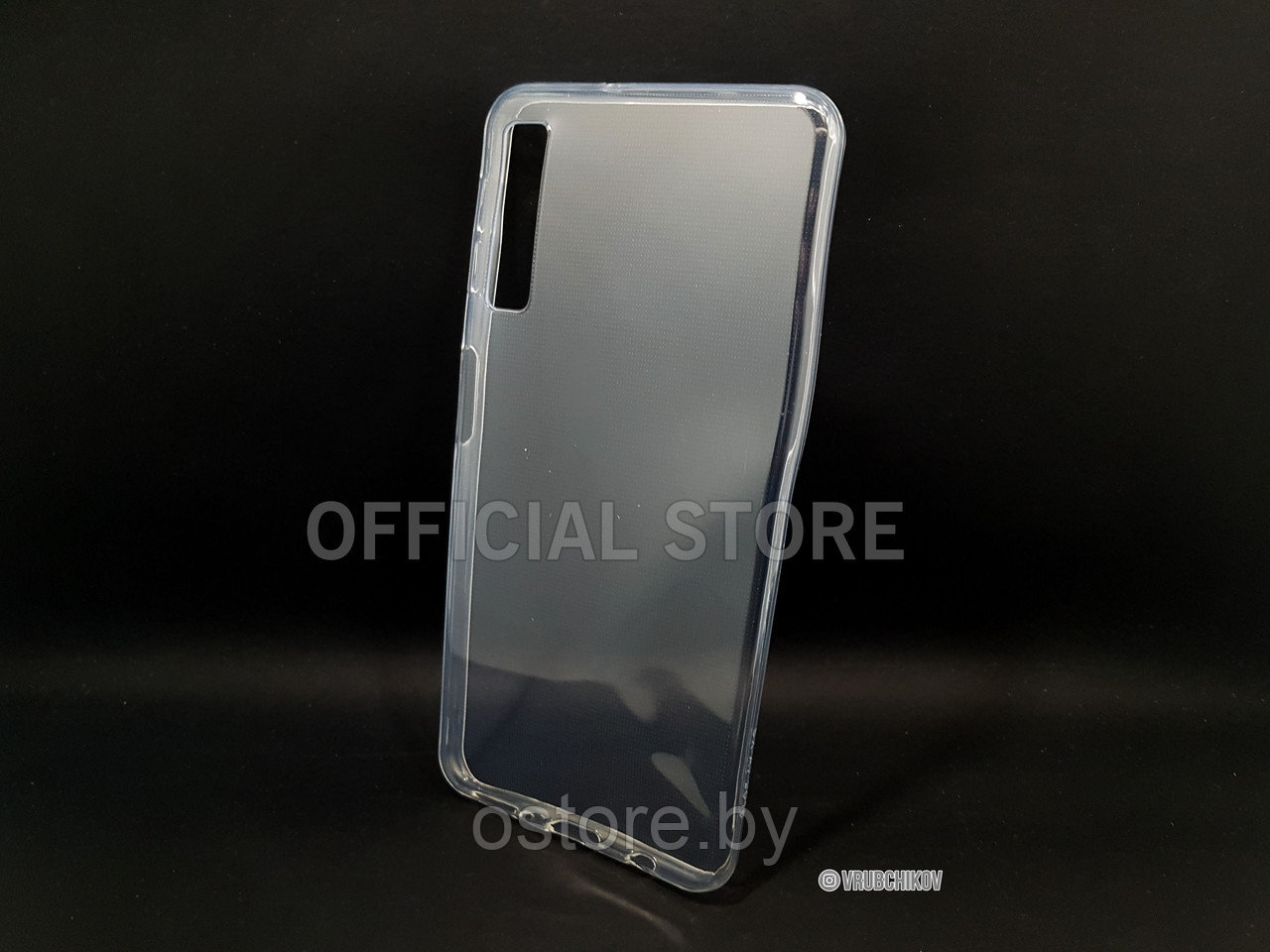 Силиконовый чехол для Samsung Galaxy A7 2018 (A750) прозрачный - фото 1 - id-p170165530