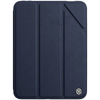 Полиуретановый чехол Nillkin Bevel Leather Case Синий для Apple iPad Mini 6 (2021)