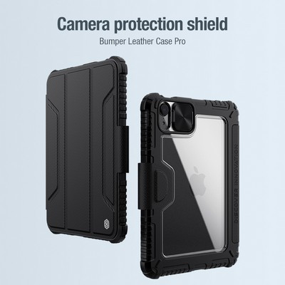 Защитный чехол Nillkin Bumper Leather Case Pro Черный для Apple iPad Mini 6 (2021) - фото 10 - id-p170165720