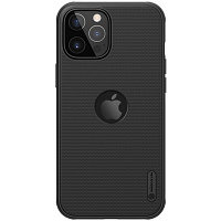 Пластиковый чехол с подставкой Nillkin Super Frosted Shield Pro Черный для Apple iPhone 12 Pro Max