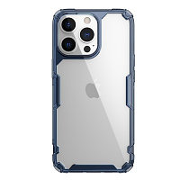 Силиконовый чехол Nillkin Nature TPU Pro Case Синий для Apple iPhone 13 Pro