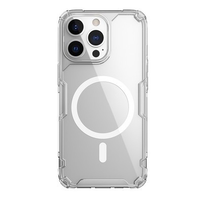 Силиконовый чехол Nillkin Nature TPU Pro Magnetic Case Прозрачный для Apple iPhone 13 Pro - фото 1 - id-p170165781