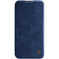 Кожаный чехол Nillkin Qin Pro Leather Case Синий для Apple iPhone 13